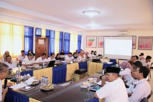 Wakil Bupati memimpin Rakor Pencapaian Target 5 Pilar STBM Tahun 2023.
