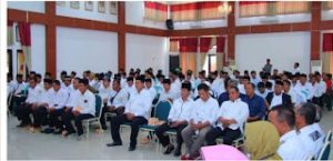 Sebanyak 118 Cakades yang mengikuti Pembinaan dan Deklarasai Damai di Pandopo Bupati.
