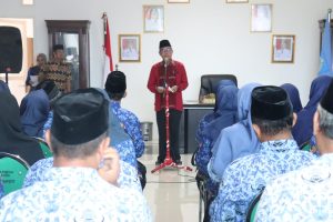 Wakil Bupati saat menyampaikan kata sambutannya.