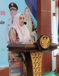 Lilis Suryani H. Kader Jaelani. Bunda PAUD Kabupaten Dompu.