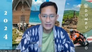 Video Sandiaga Uno yang mengapresiasi Dompu Expo 2024.